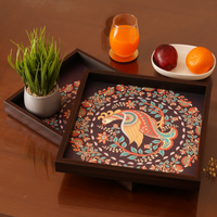 Elegant Square Serving Tray | Stylish & Durable Decorative Tray for Home & Dining