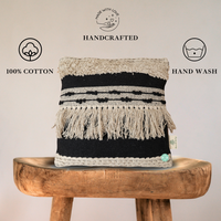 Dori Cotton Cushion with Filler | Stylish & Comfortable Pillow for Home Decor (Set Of 2)