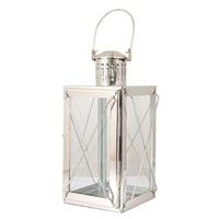 Nickel Metal Aroma Lamp | Contemporary Lantern for Home Decor