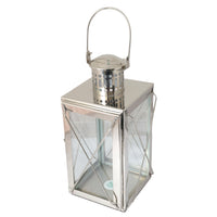 Nickel Metal Aroma Lamp | Contemporary Lantern for Home Decor