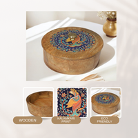 Sophisticated Wooden Multipurpose Storage Box  | Ecofriendly Tableware | Stylish & Durable