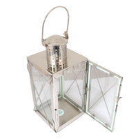 Nickel Metal Aroma Lamp | Contemporary Lantern for Home Decor