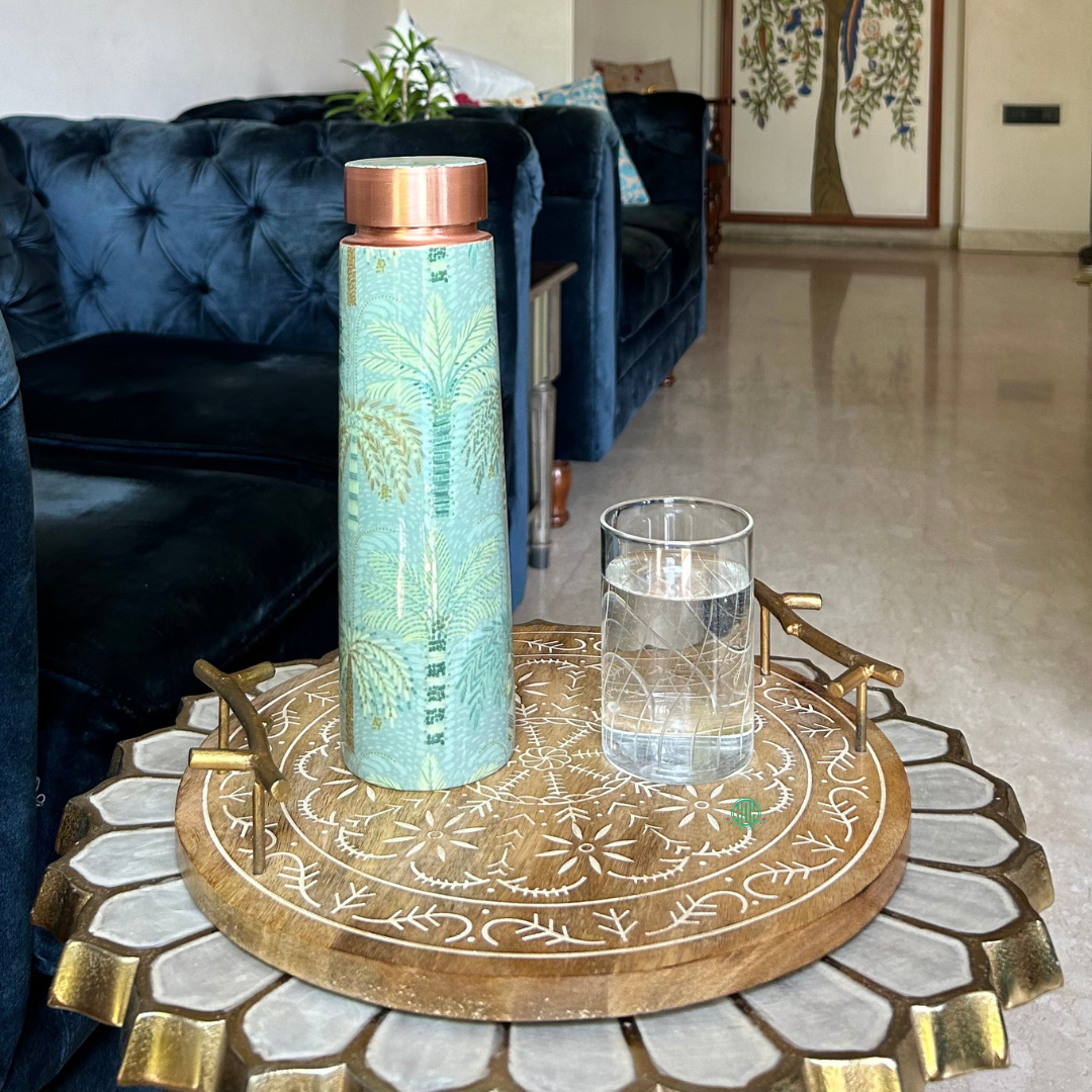 Copper Water Bottle | 1 Litre | Boosts Immunity