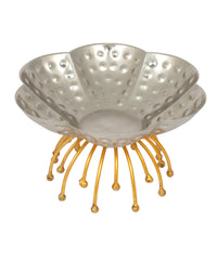Gift Box – Urli & Metal Wax Diya Combo