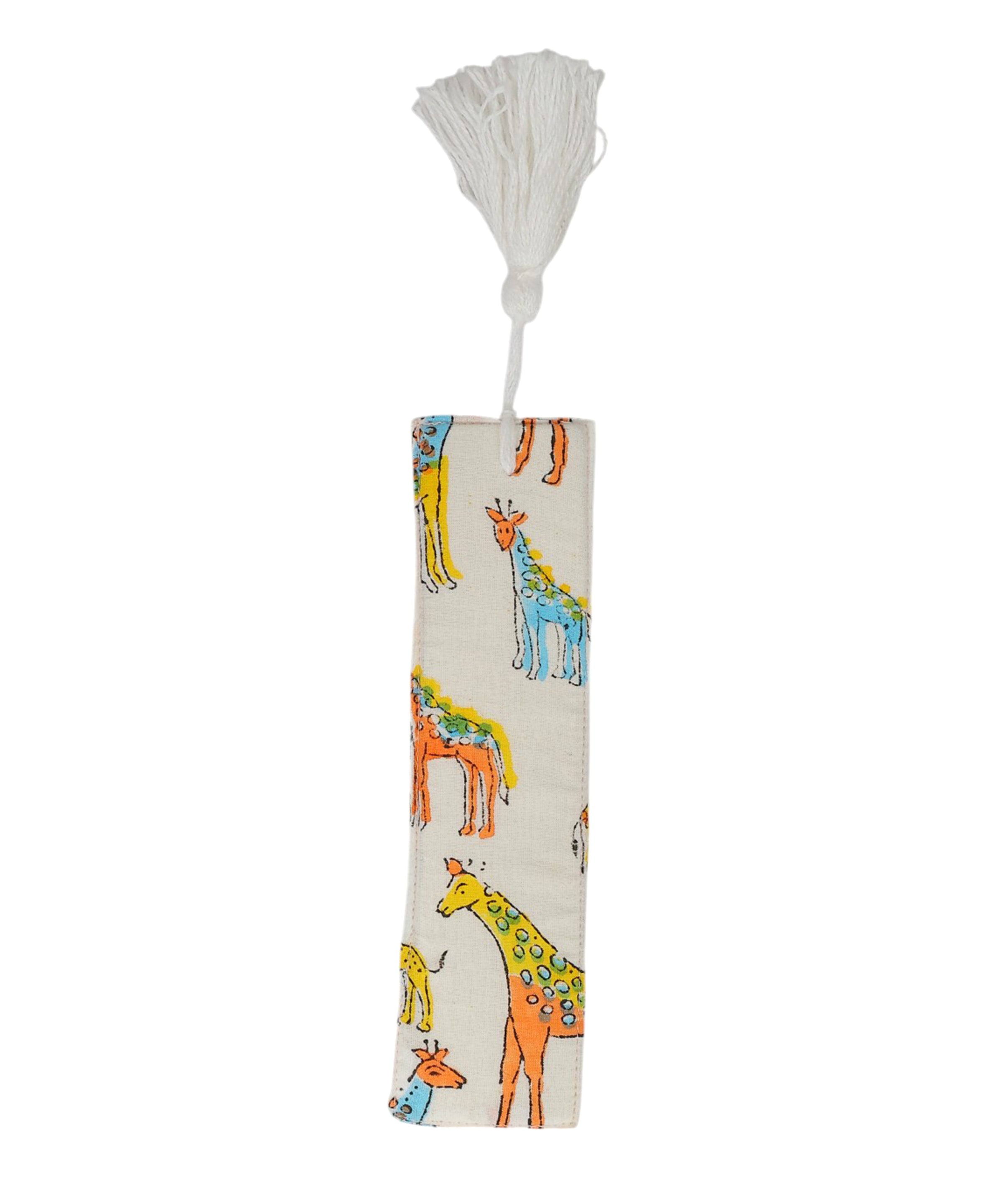 Block Print Bookmark | Handcrafted Fabric Bookmark with Modern Pattern for Book Lovers