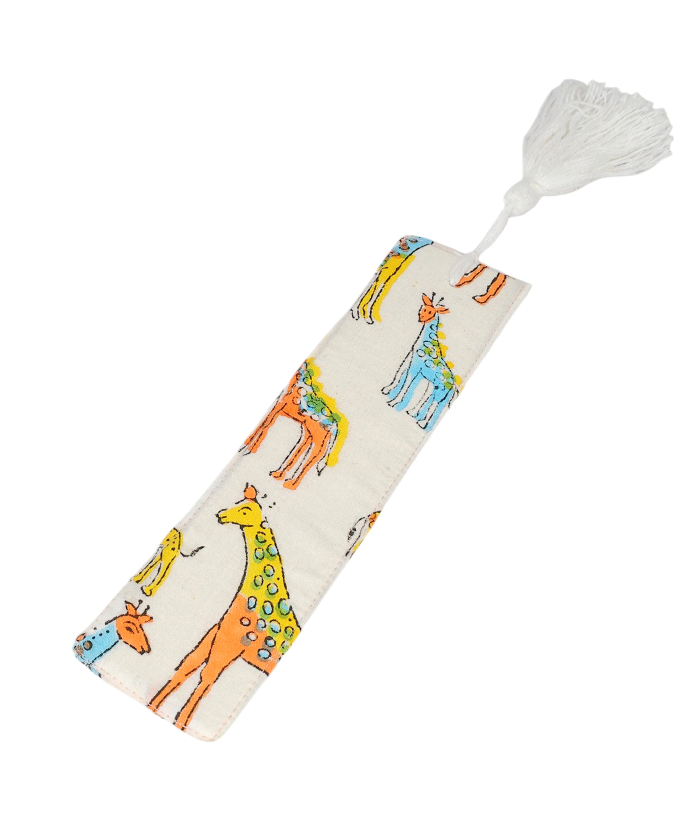 Block Print Bookmark | Handcrafted Fabric Bookmark with Modern Pattern for Book Lovers