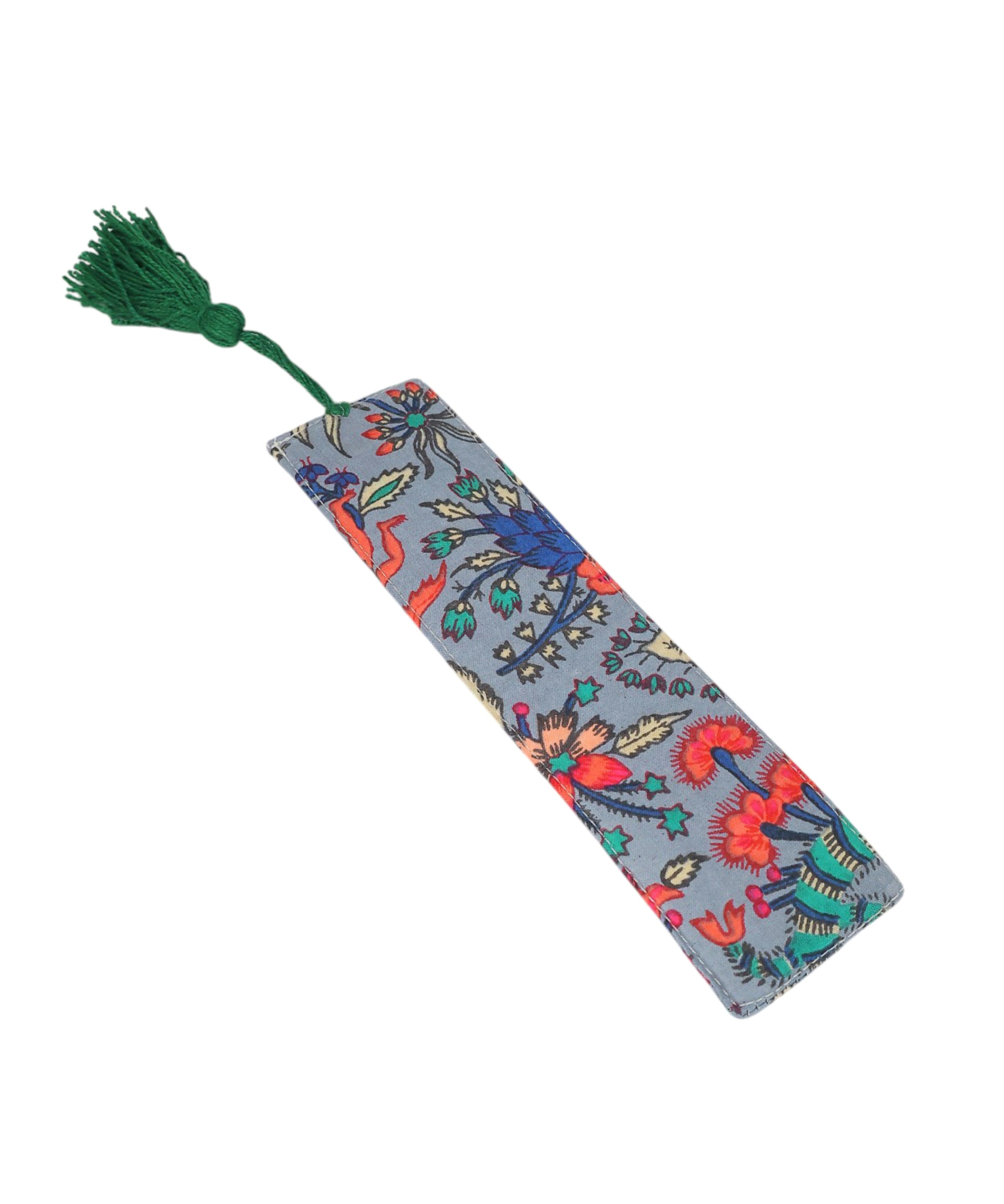 Block Print Bookmark | Handcrafted Fabric Bookmark with Unique Wildlife Design for Book Lovers