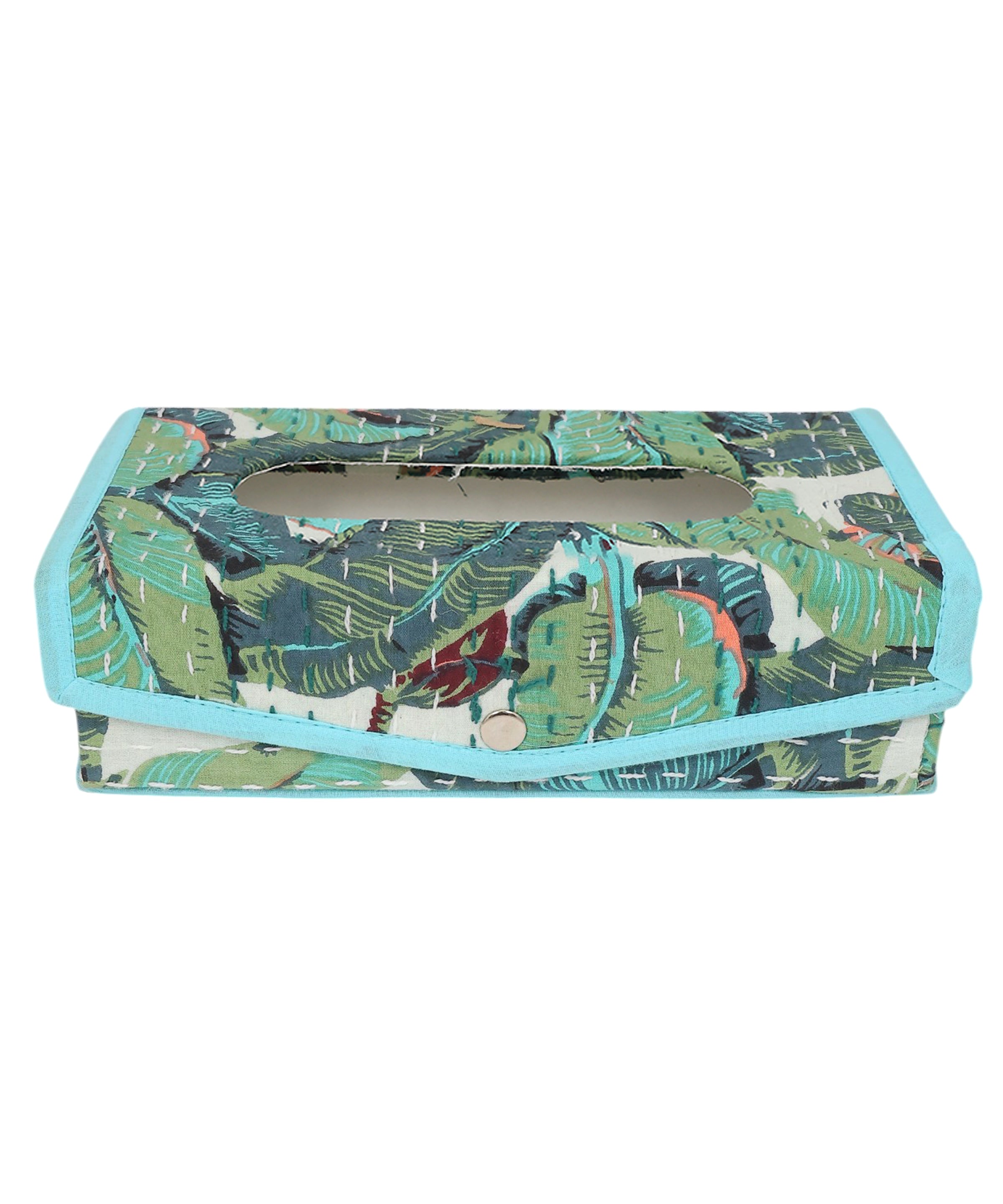 Handcrafted Block Print Tissue Box | Decorative Tissue Holder for Home & Office