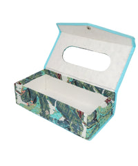 Handcrafted Block Print Tissue Box | Decorative Tissue Holder for Home & Office