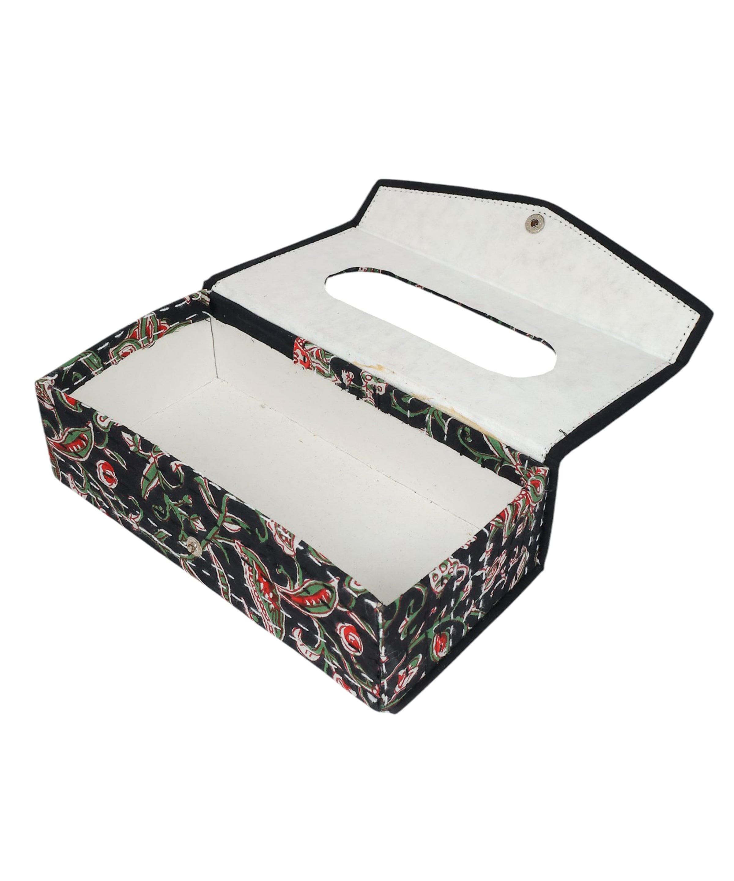Handcrafted Block Print Tissue Box | Decorative Tissue Holder for Home & Office