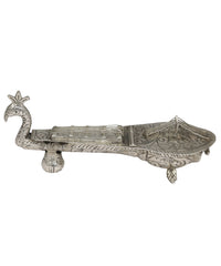 Decorative Silver Carving Tabla Set | Handcrafted Musical Showpiece for Home & Office Decor