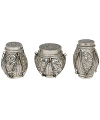 Decorative Silver Carving Tabla Set | Handcrafted Musical Showpiece for Home & Office Decor