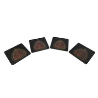 Elegant Print MDF Coaster – Stylish & Durable Design (Set of 4)