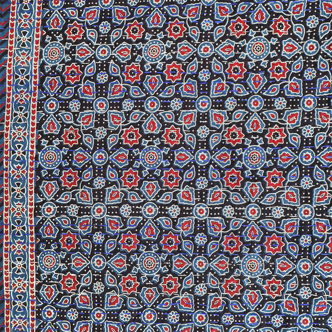 Ajrakh Print Bedcover – Premium Gift for Festive Home Décor