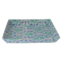 Block Print Table Tray | Handcrafted Serving & Decorative Tray for Home & Dining