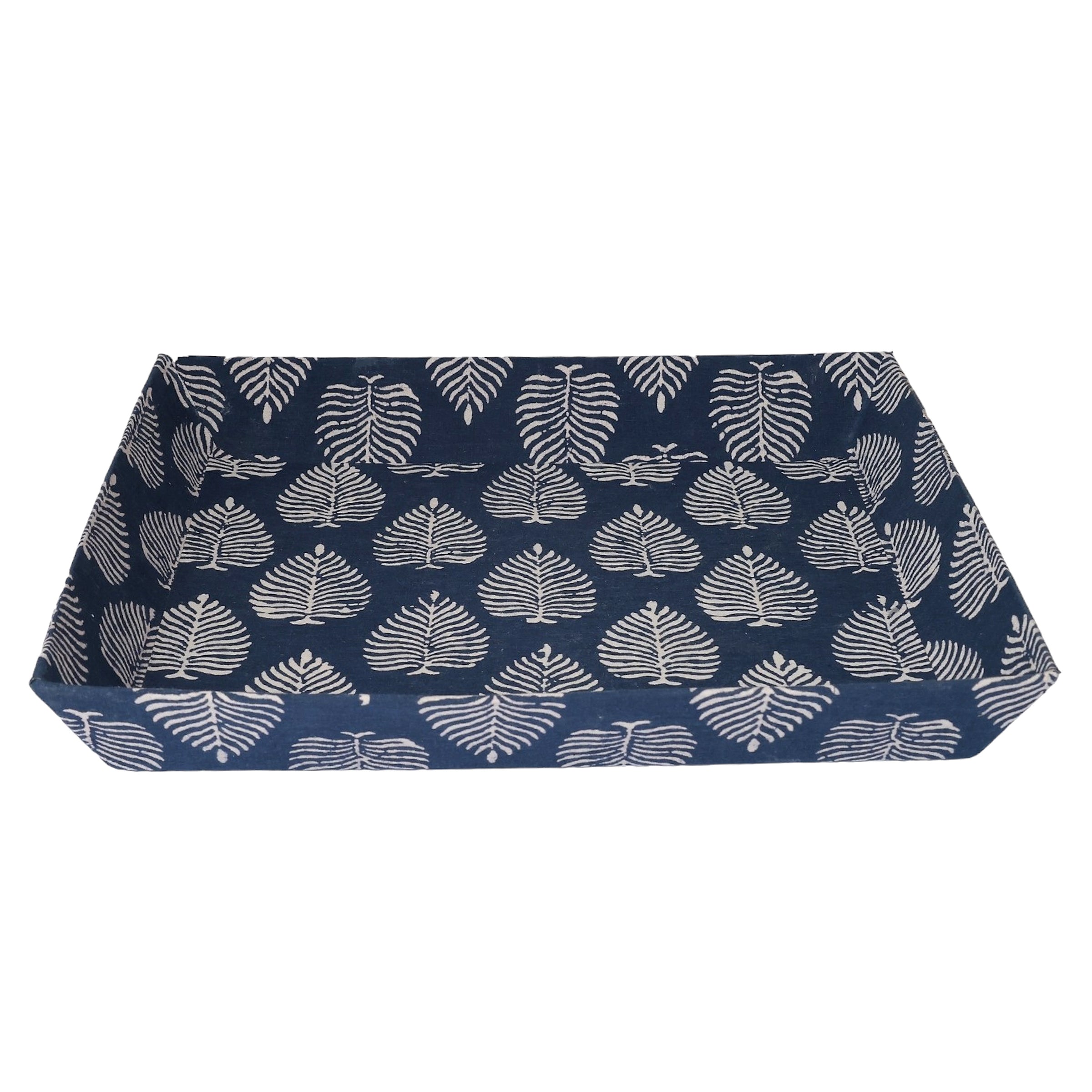 Block Print Table Tray | Handcrafted Serving & Decorative Tray for Home & Dining