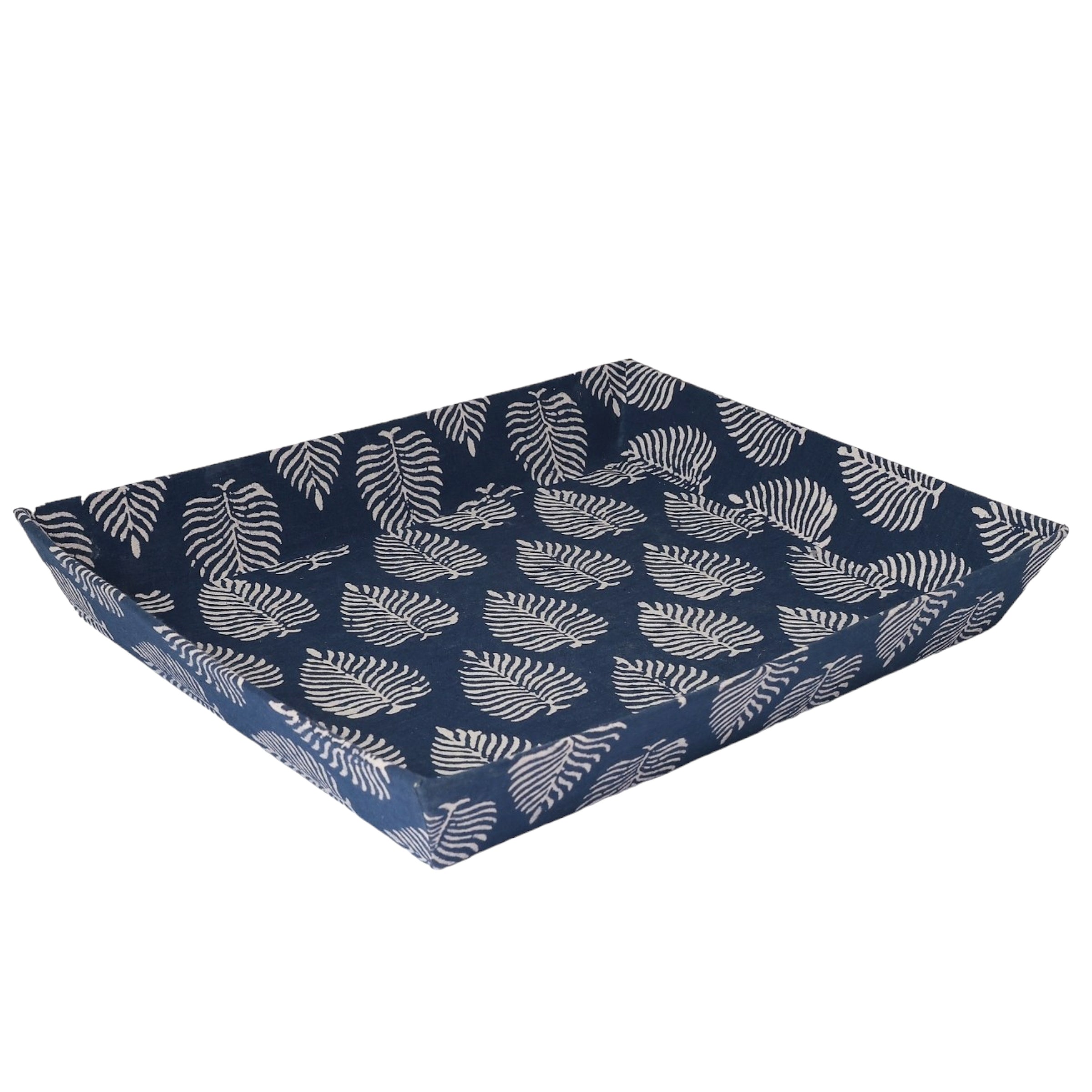Block Print Table Tray | Handcrafted Serving & Decorative Tray for Home & Dining