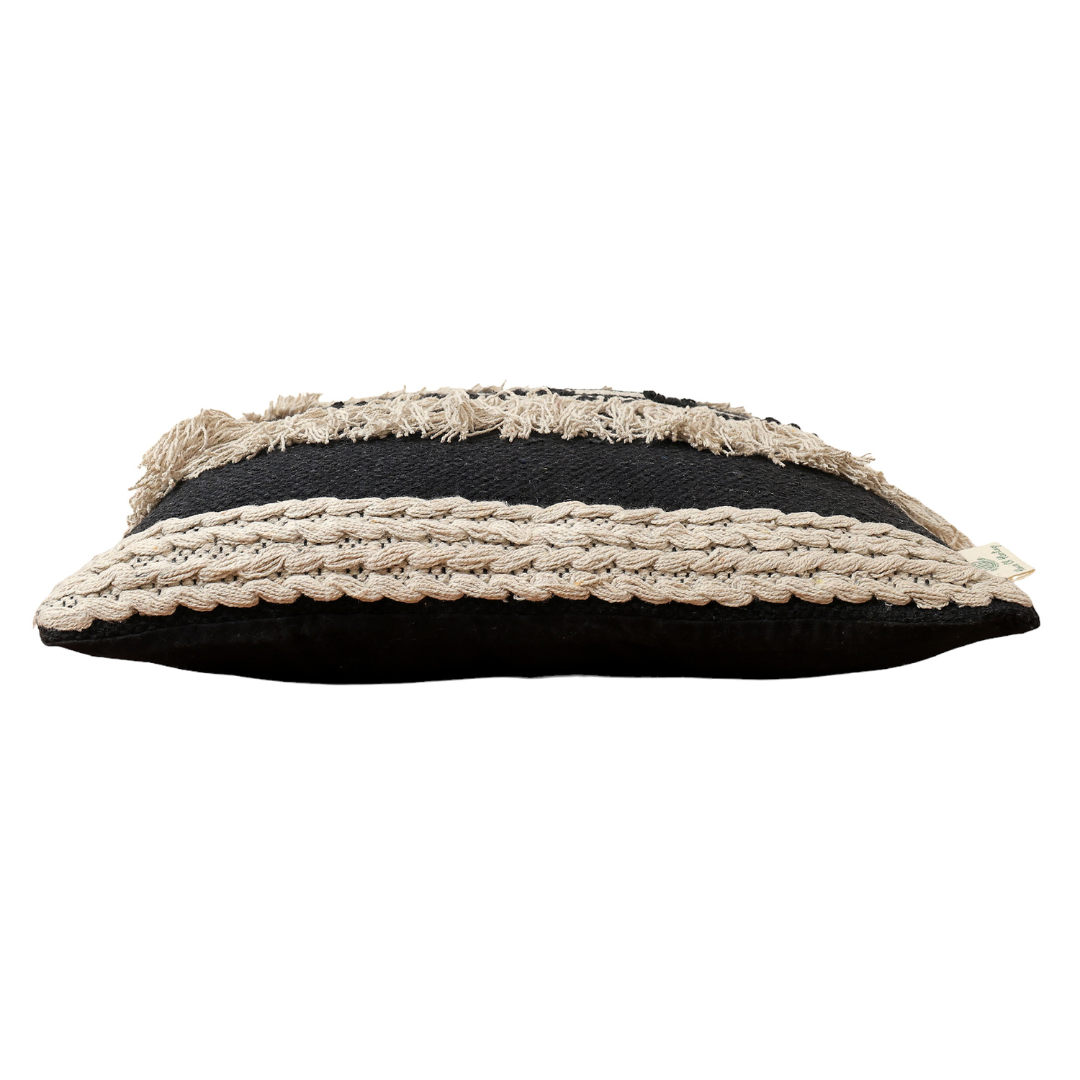 Dori Cotton Cushion with Filler | Stylish & Comfortable Pillow for Home Decor (Set Of 2)