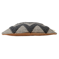 Wavy Design Cotton Cushion with Filler | Stylish & Comfortable Pillow for Home Decor (Set Of 2)