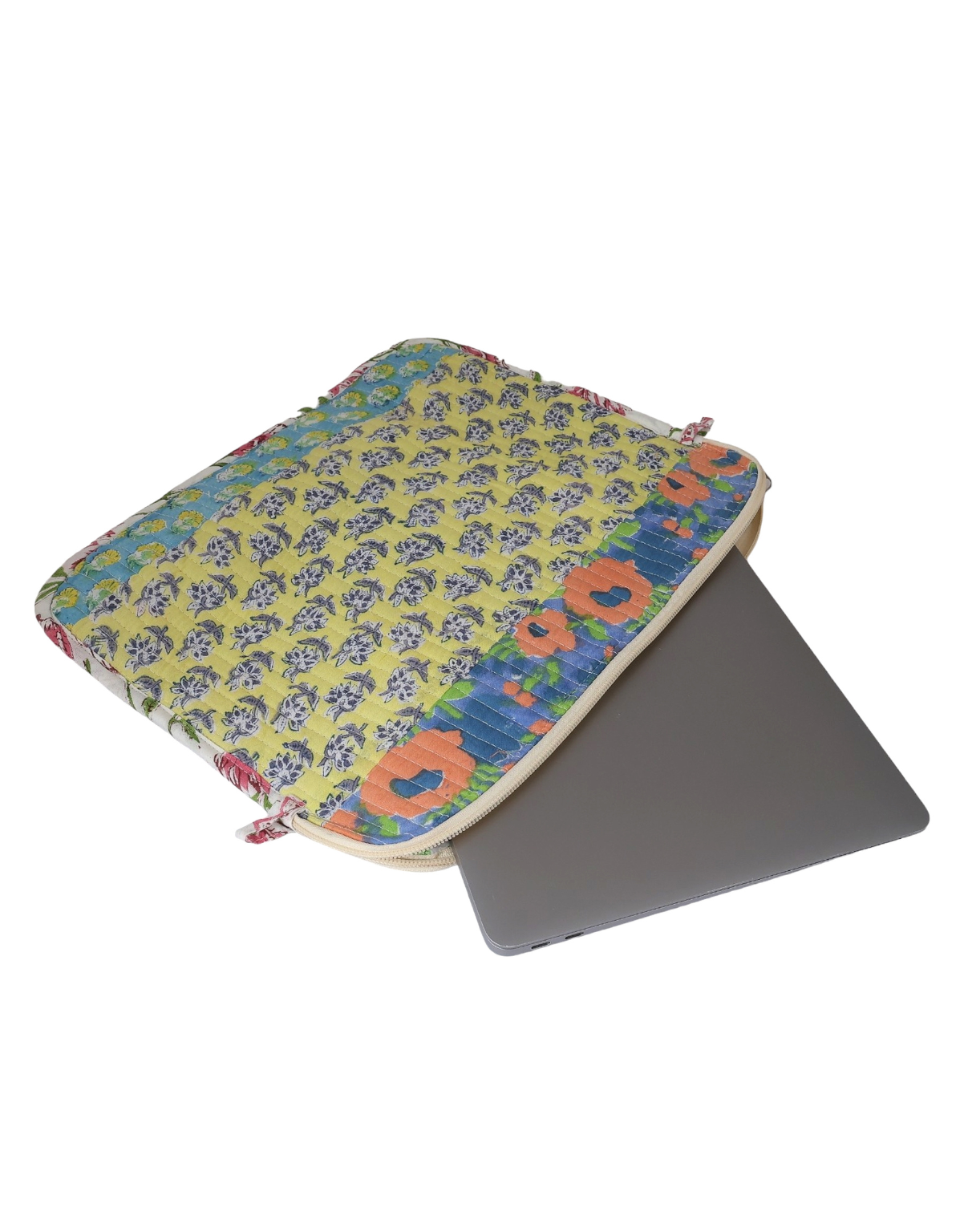 Block Printed Laptop Sleeve