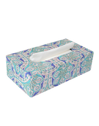 Handcrafted Block Print Tissue Box | Decorative Tissue Holder for Home & Office