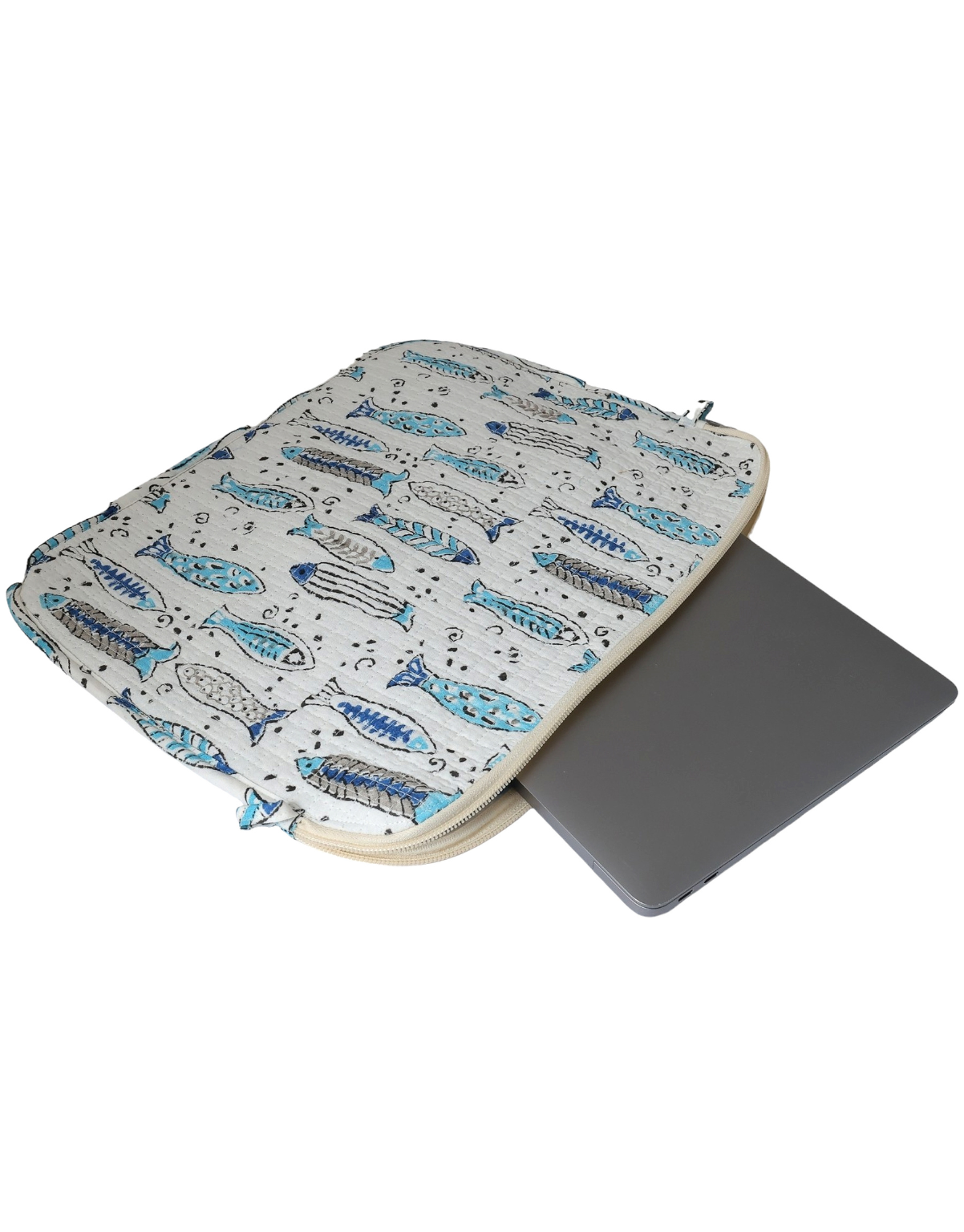 Block Printed Laptop Sleeve