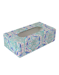 Handcrafted Block Print Tissue Box | Decorative Tissue Holder for Home & Office