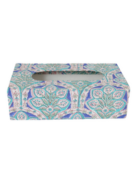 Handcrafted Block Print Tissue Box | Decorative Tissue Holder for Home & Office