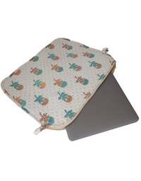 Block Printed Laptop Sleeve