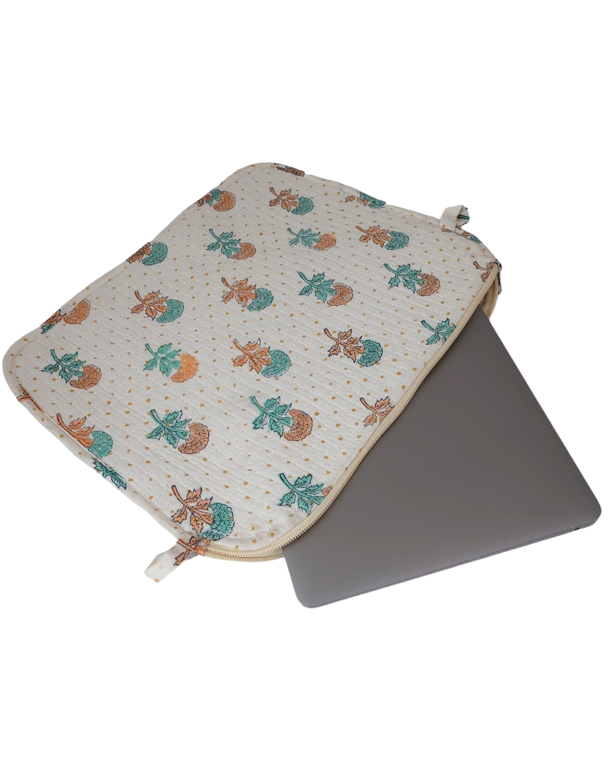 Block Printed Laptop Sleeve