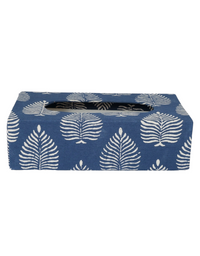 Handcrafted Block Print Tissue Box | Decorative Tissue Holder for Home & Office