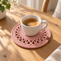 Handcrafted Round Braided Table Mat Set of 4