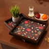 Elegant Pichwai Print MDF Serving Tray | Stylish & Durable Decorative Tray for Home & Dining