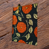 Green Floral Kantha Stitch Diary | Handmade Fabric Diary for Writing & Notes