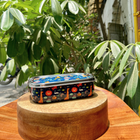 Eco-Friendly Meenakari Steel Tiffin Box