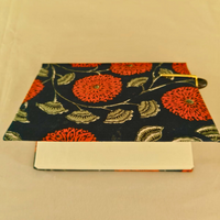 Green Block Print Floral Diary | Handmade Diary for Writing & Notes