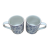Royal Norfolk Blue Floral Coffee Mugs - Set of 2