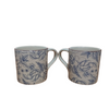 Royal Norfolk Blue Floral Coffee Mugs - Set of 2