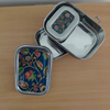 Eco-Friendly Ethnic Meenakari 2-Tier Steel Tiffin