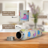 Handcrafted Eco-Friendly Meenakari Stainless Steel Bottle(1L)-Sunbathing dog