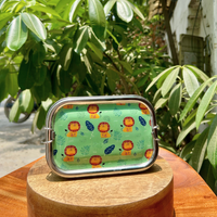Eco-Friendly Meenakari Steel Tiffin Box – Stylish & Durable