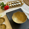 Hand-Carved Brass Serving Bowl