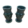 Tribal Face Ceramic Glass – Set of 2