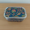 Eco-Friendly Ethnic Meenakari 2-Tier Steel Tiffin-Multicolour Floral