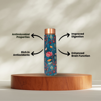 Copper Water Bottle | 1 Litre | Boosts Immunity