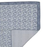 Handcrafted Kids Quilt with Traditional Block Print | Soft & Cozy Cotton Quilt for Babies & Toddlers