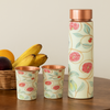 Copper Water Bottle Set | 1 Litre Bottle & Set of 2 Glasses | Boosts Immunity