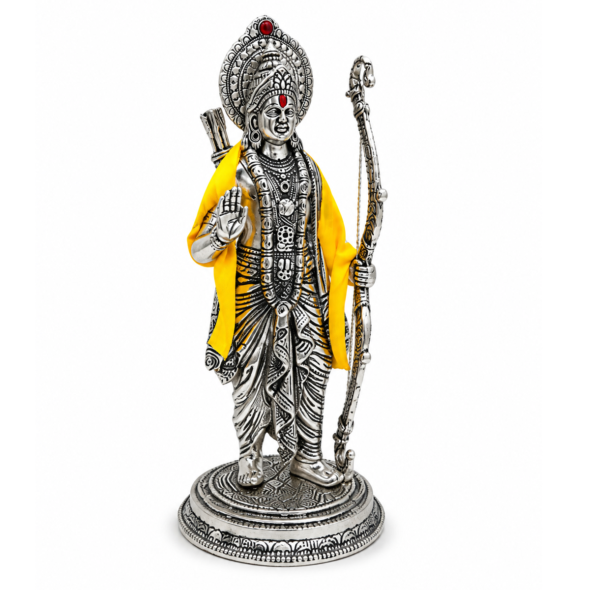 Lord Ram Idol – Silver Finish