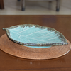 Ceramic Mint Leaf Serving Salad Platter | Tableware