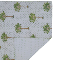 Handcrafted Kids Quilt with Traditional Block Print | Soft & Cozy Cotton Quilt for Babies & Toddlers